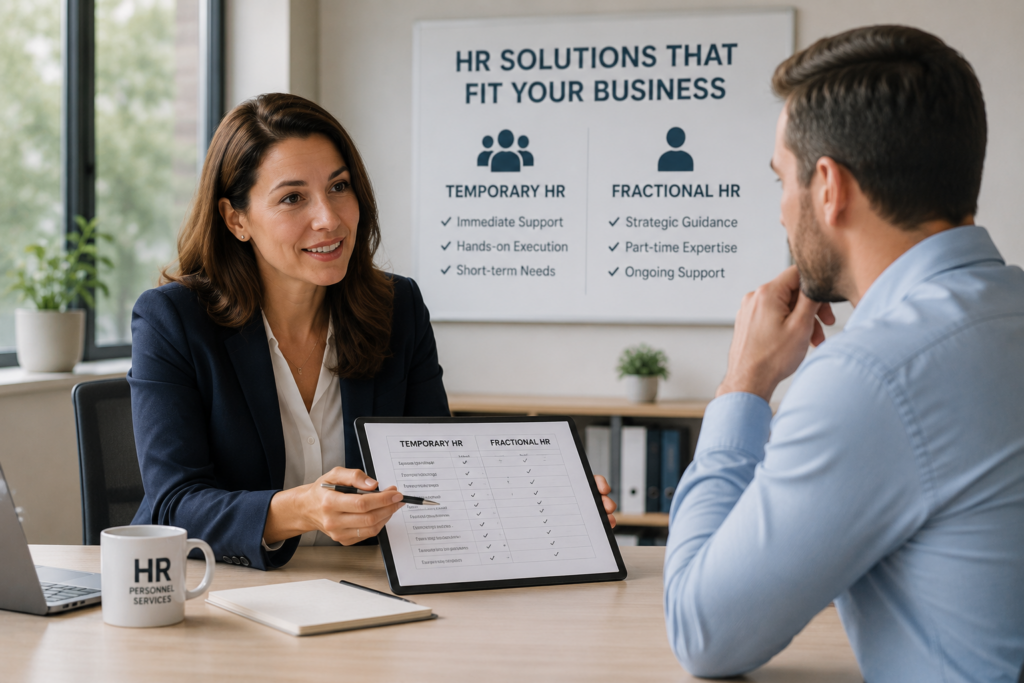 temp HR vs fractional HR